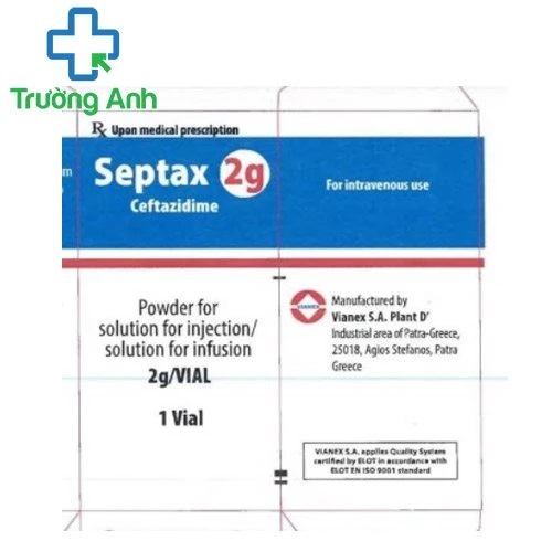 Septax 2g - Thuốc điều trị nhiễm khuẩn của Hy Lạp