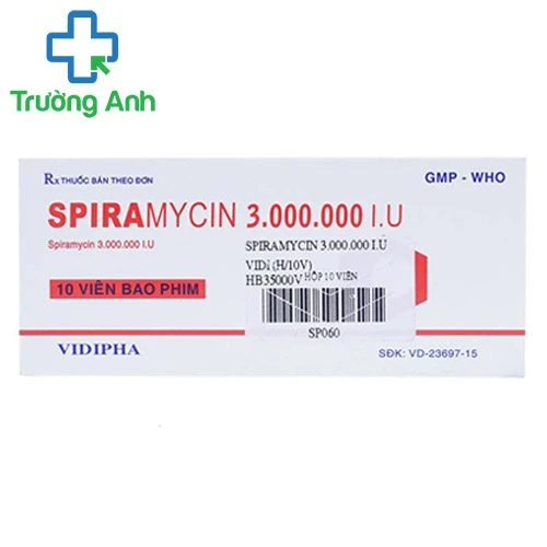 Spiramycin 3.000.000 I.U Vidipha - Thuốc trị nhiễm khuẩn hiệu quả