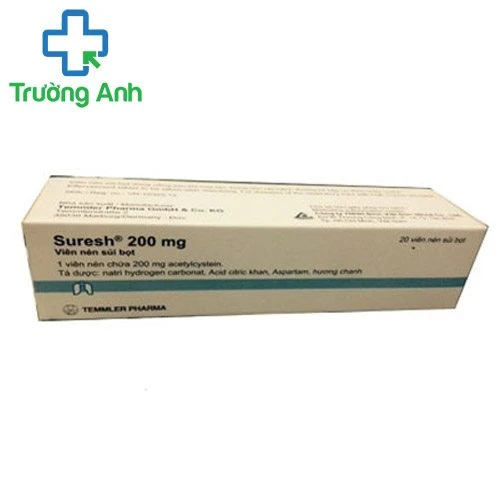 Suresh 200mg - Thuốc tiêu chất nhầy đường hô hấp của Đức
