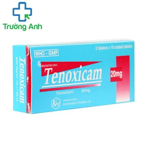 Tenoxicam 20mg Khapharco - Thuốc giảm đau, chống viêm xương khớp