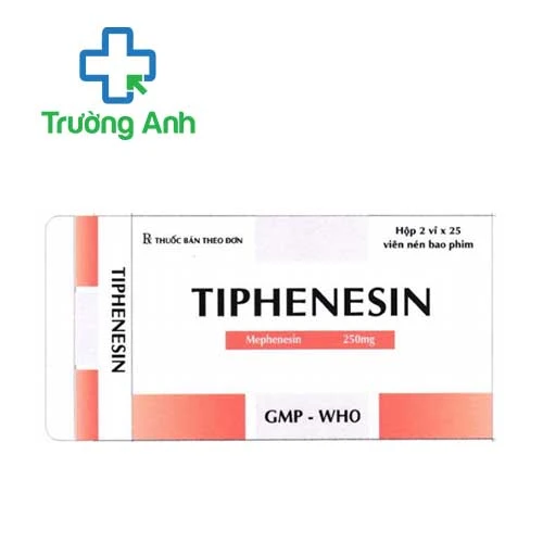 Tiphenesin 250mg Tipharco - Thuốc điều trị co cứng cơ hiệu quả