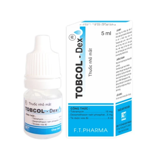 Tobcol - Dex - Thuốc nhỏ mắt điều trị viêm mắt của F.T.PHARMA