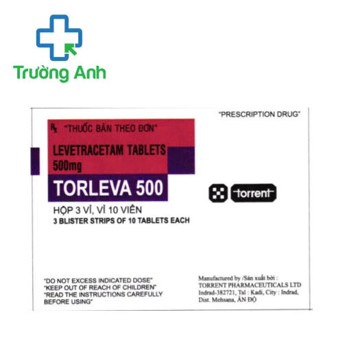 Torleva 500 - Thuốc điều trị động kinh hiệu quả của Torrent
