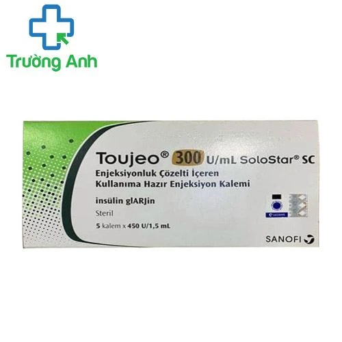 Toujeo 300U/mL SoloStar SC - Thuốc tiêm điều trị đái tháo đường