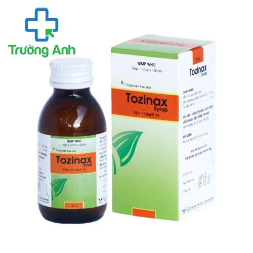 Tozinax syrup Bidiphar - Giúp điều trị thiếu kẽm hiệu quả