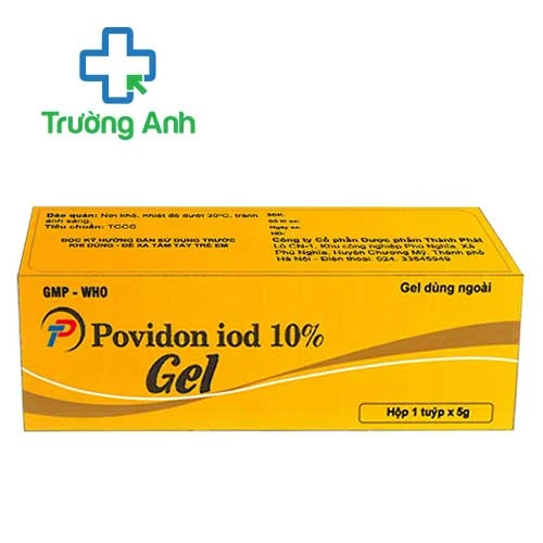 TP Povidon iod 10% Gel 50g Thành Phát - Thuốc sát khuẩn hiệu quả