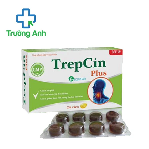 Trepcin Plus Santex - Hỗ trợ điều trị ho, giảm tiết đờm nhãi