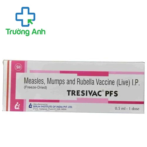 Tresivac PFS - Vaccine phòng sởi, quai bị, rubella cho trẻ