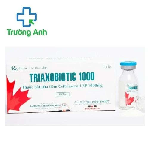 Triaxobiotic 1000 MEDIPHARCO - TENAMYD - Điều trị các trường hợp nhiễm khuẩn nặng