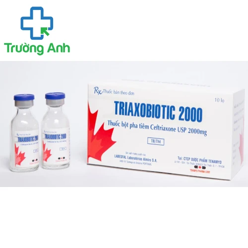 Triaxobiotic 2000 Tenamyd - Thuốc kháng sinh điều trị nhiễm khuẩn