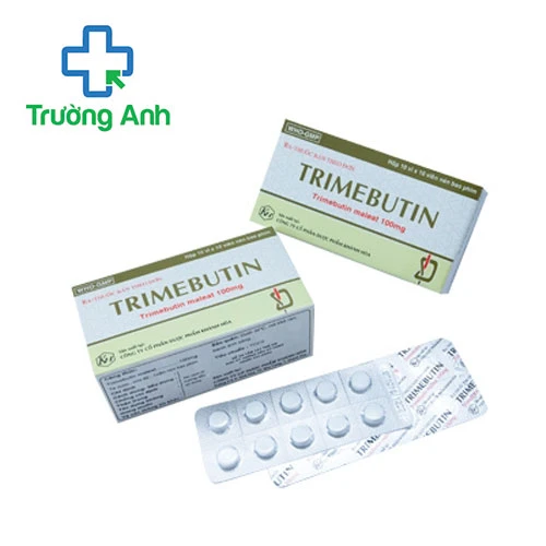 Trimebutin 100mg Khapharco - Thuốc trị co thắt tiêu hóa hiệu quả