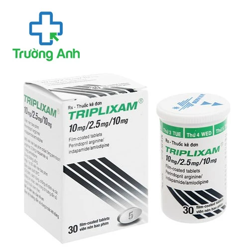Triplixam 10mg/2.5mg/10mg Servier - Thuốc trị tăng huyết áp