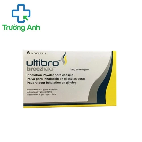 Ultibro Breezhaler - Thuốc điều trị tắc nghẽn phế quản hiệu quả