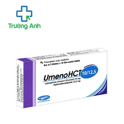UmenoHCT 10/12,5 Savipharm - Thuốc trị tăng huyết áp hiệu quả
