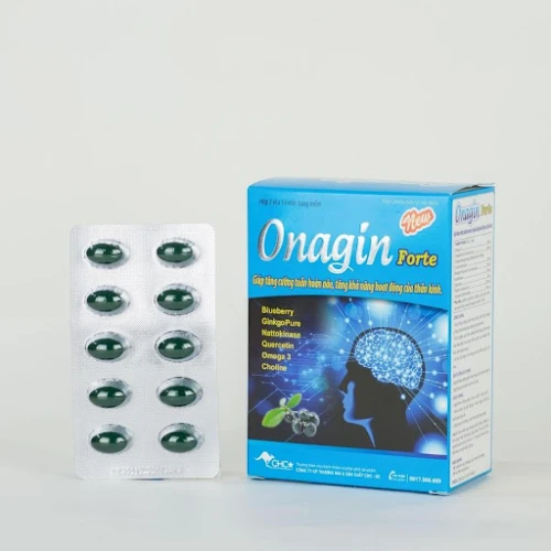 Onagin Forte New - Hỗ trợ tăng cường tuần hoàn máu não hiệu quả