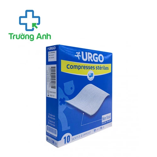 Urgo Compress 10cm x 10cm - Gạc thưa vô trùng của Thái Lan