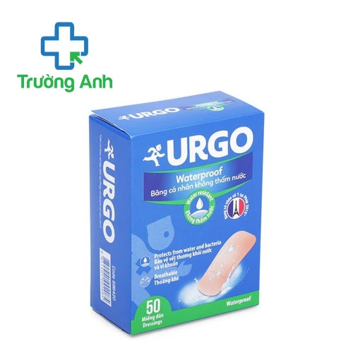 Urgo Waterproof, 50 miếng (không thấm nước) - Bảo vệ vết thương