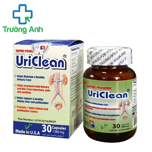 Uriclean - Giúp điều trị sỏi thận, viêm đường tiết niệu của Mỹ