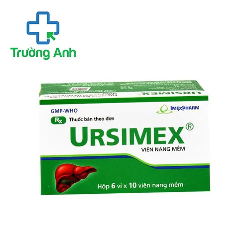 Ursimex 300 Imexpharm - Thuốc điều trị tổn thương gan hiệu quả