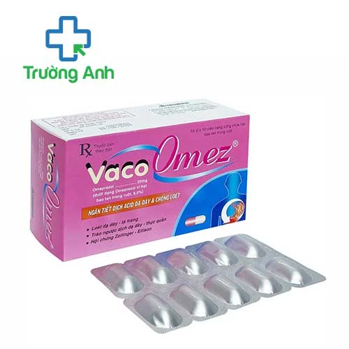 Vaco Omez Vacopharm - Thuốc trị viêm loét dạ dày hiệu quả