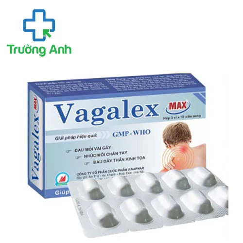 Vagalex Max Vinaphar - Hỗ trợ tăng cường lưu thông khí huyết