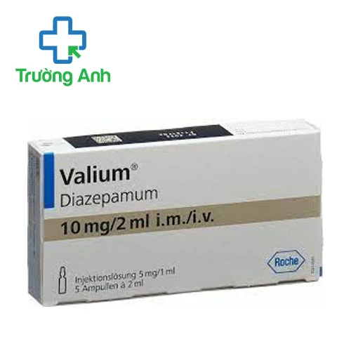 Valium 10mg/2ml Roche - Thuốc trị động kinh, loạn tâm thần