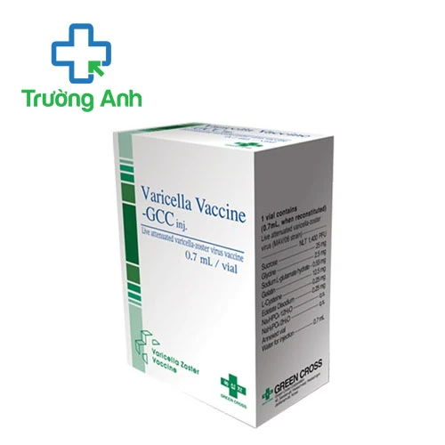 Varicella Vaccine - GCC Inj - Vaccine phòng bệnh thủy đậu của Hàn