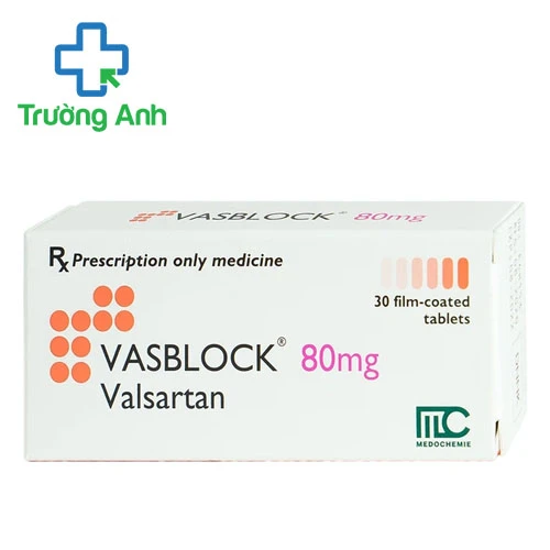 Vasblock 80mg Medochemie - Thuốc điều trị tăng huyết áp hiệu quả