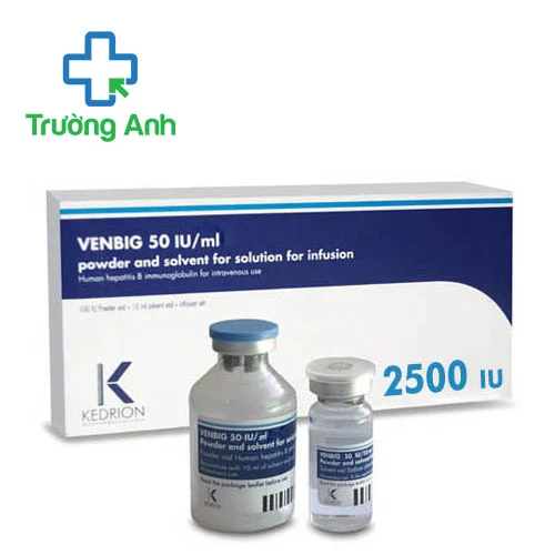 Venbig 2500IU Kedrion - Thuốc phòng ngừa tái phát viêm gan B