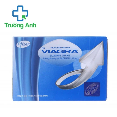 Viagra 50mg Pfizer (1 viên) - Thuốc điều trị rối loạn cương dương