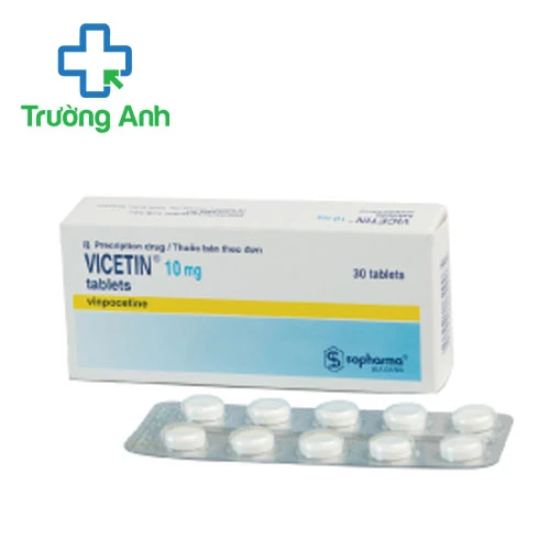 Vicetin 10mg - Thuốc điều trị rối loạn tuần hoàn máu não