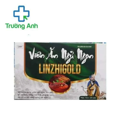 Viên Ăn ngủ ngon Linzhigold TH Pharma - Giúp bổ sung các chất dinh dưỡng, giúp ăn ngon