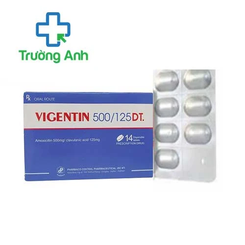 Vigentin 500/125 DT Pharbaco (viên) - Thuốc điều trị nhiễm khuẩn