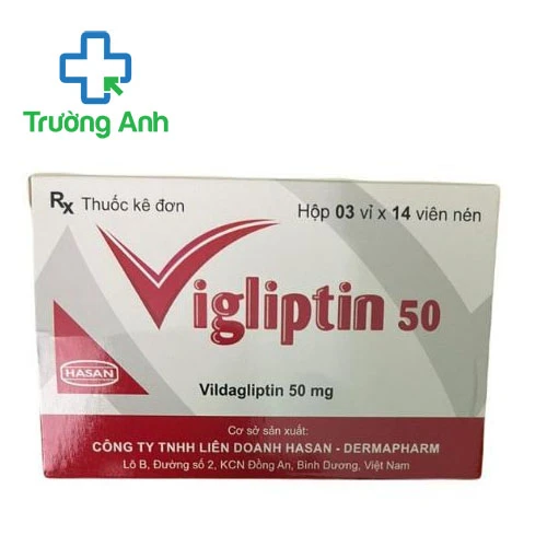Vigliptin 50mg Hasan - Thuốc điều trị đái tháo đường tuýp 2