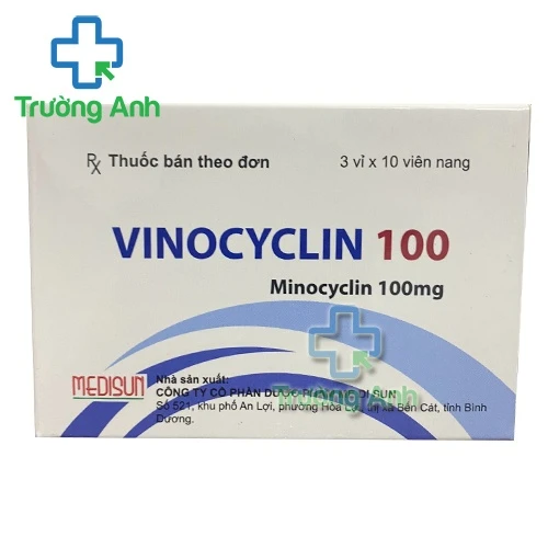 Vinocyclin 100 - Thuốc kháng sinh điều trị nhiễm trùng hiệu quả