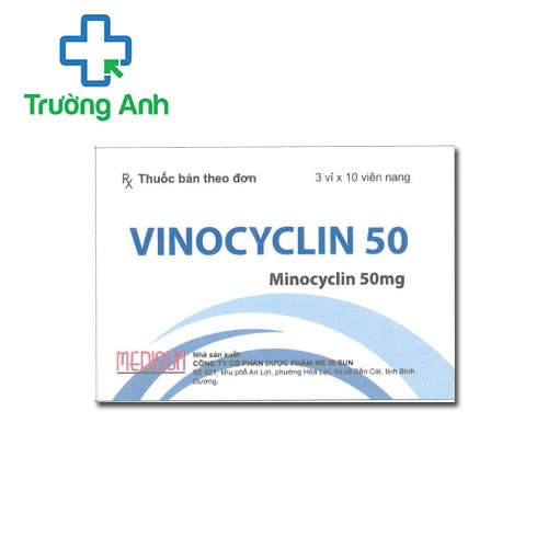 Vinocyclin 50- Thuốc điều trị nhiễm khuẩn hiệu quả của Medisun