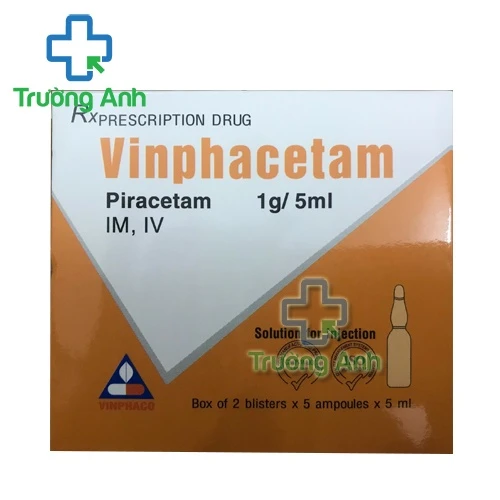 Vinphacetam 1g/5ml -  Thuốc điều trị rối loạn thần kinh