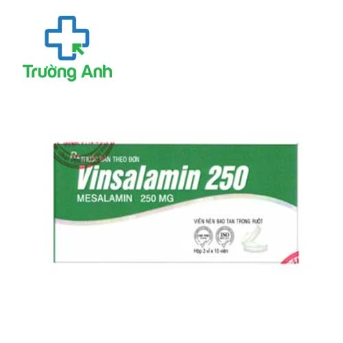 Vinsalamin 250mg Vinphaco - Thuốc điều trị viêm loét đại tràng