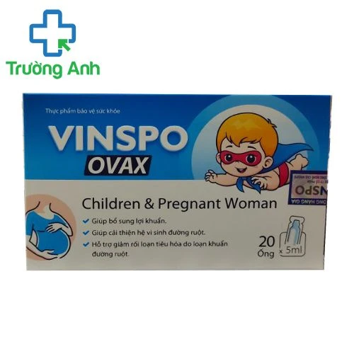 Vinspo Ovax Tradiphar - Giúp cải thiện hệ vi sinh đường ruột