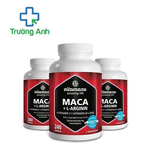 Vitamaze Maca L-Arginin (240 viên) - Giúp tăng khỏe sinh lý