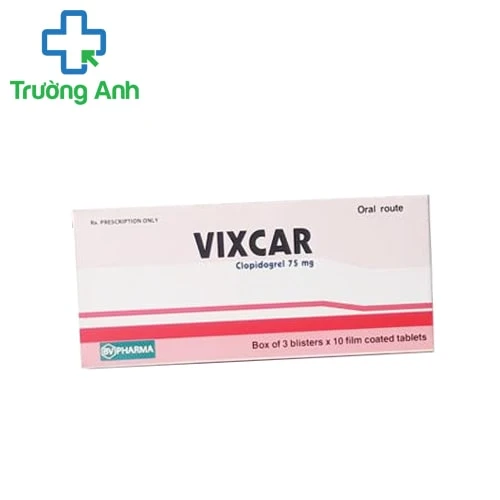 Vixcar - Thuốc phòng và trị biến cố khối huyết hiệu quả