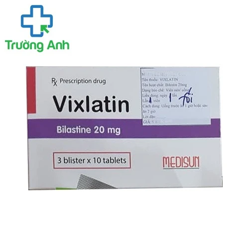 Vixlatin - Thuốc điều trị viêm mũi dị ứng, mề đay của Me Di Sun