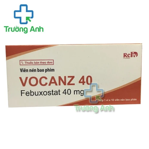 Vocanz 40 - Thuốc trị tăng axit uric ở người bị gout hiệu quả