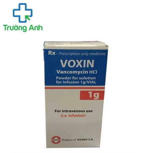 Voxin 1g (Vancomycin) - Thuốc trị nhiễm khuẩn hiệu quả của Hy Lạp
