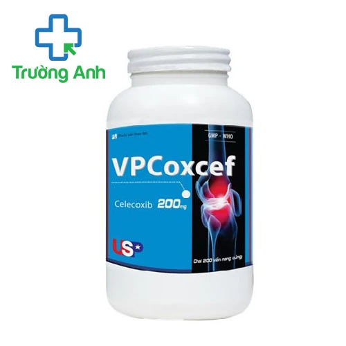 Vpcoxcef USP (lọ 200 viên) - Thuốc điều trị viêm đau xương khớp