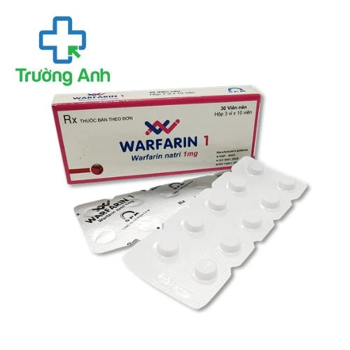 Warfarin 1 SPM - Thuốc chống đông máu kháng vitamin K