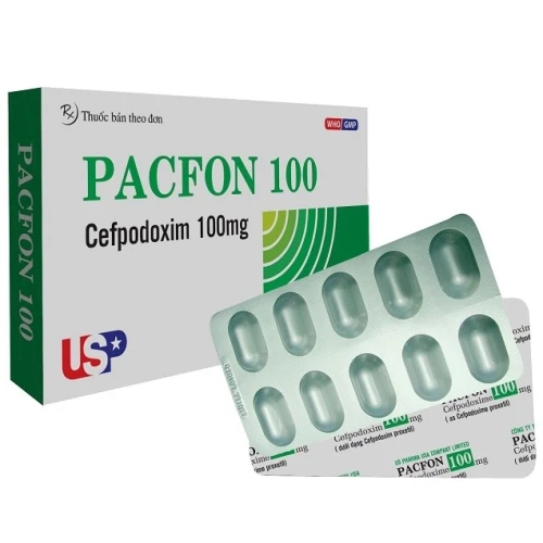 Pacfon 100 USP (viên) - Thuốc trị nhiễm khuẩn vừa và nhẹ hiệu quả