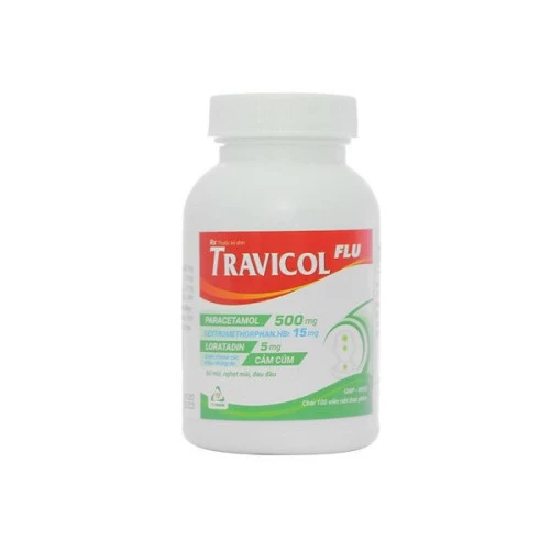 Travicol Flu (lọ) - Thuốc trị cảm cúm hiệu quả của TV. Pharm