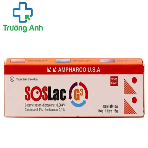 SOSLAC G3 - Thuốc điều trị viêm da dị ứng của Ampharco