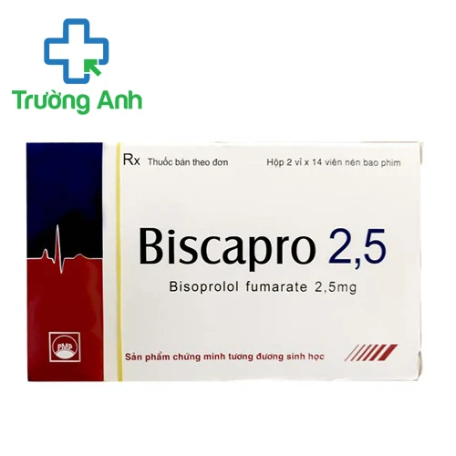 Biscapro 2,5mg - Thuốc điều trị bệnh tim mạch của Pymepharco